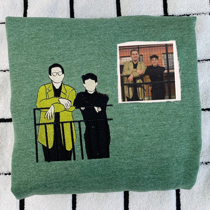 Custom Hoodie with Picture Embroidered Sweatshirt Family Portrait