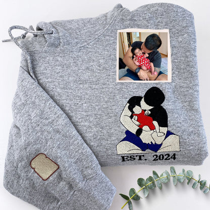 Custom Embroidered Dog Portraits Sweatshirt or Hoodie for Dog Lover