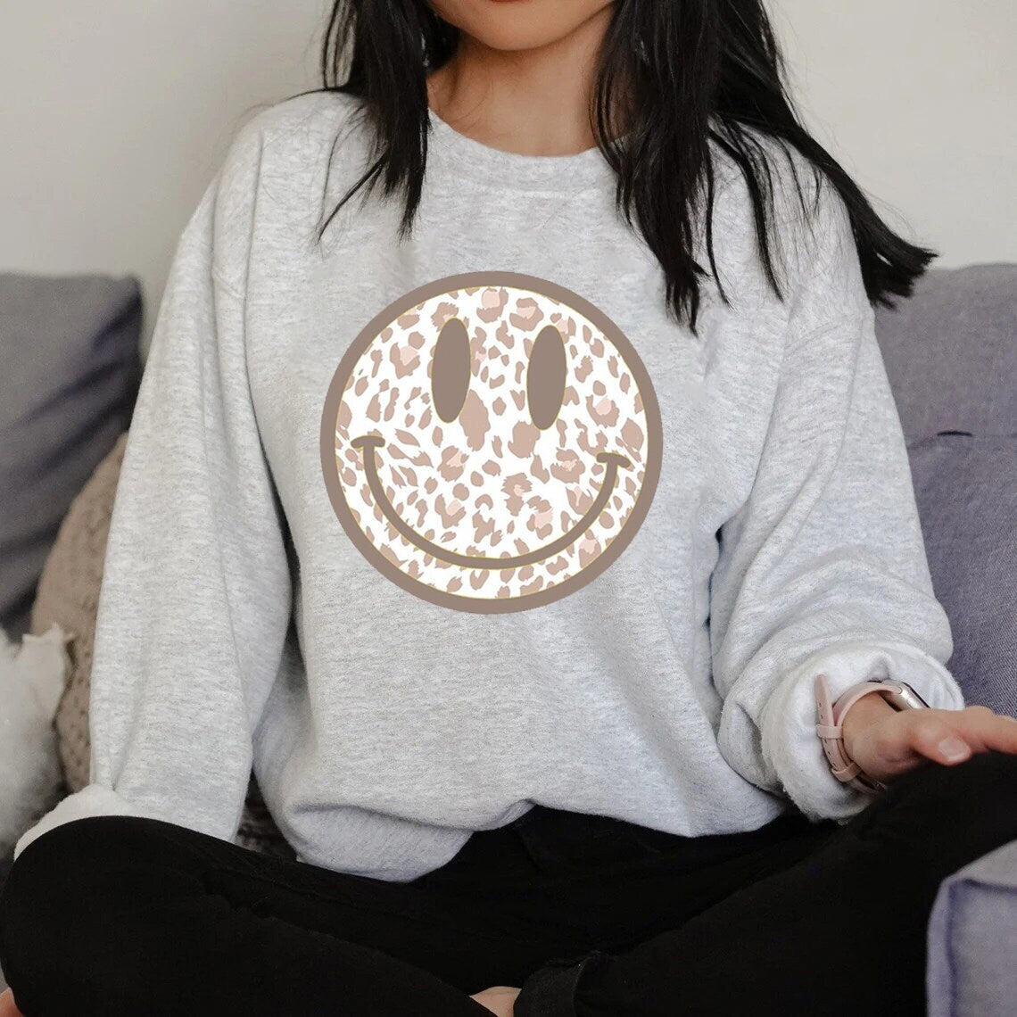 Cute Smile Shirt, Smiley Face Shirt, Happy Face Shirt, Happy Face For Men And Women,Smiling Flower Shirt, Vintage Smiley Face Trendy Graphic