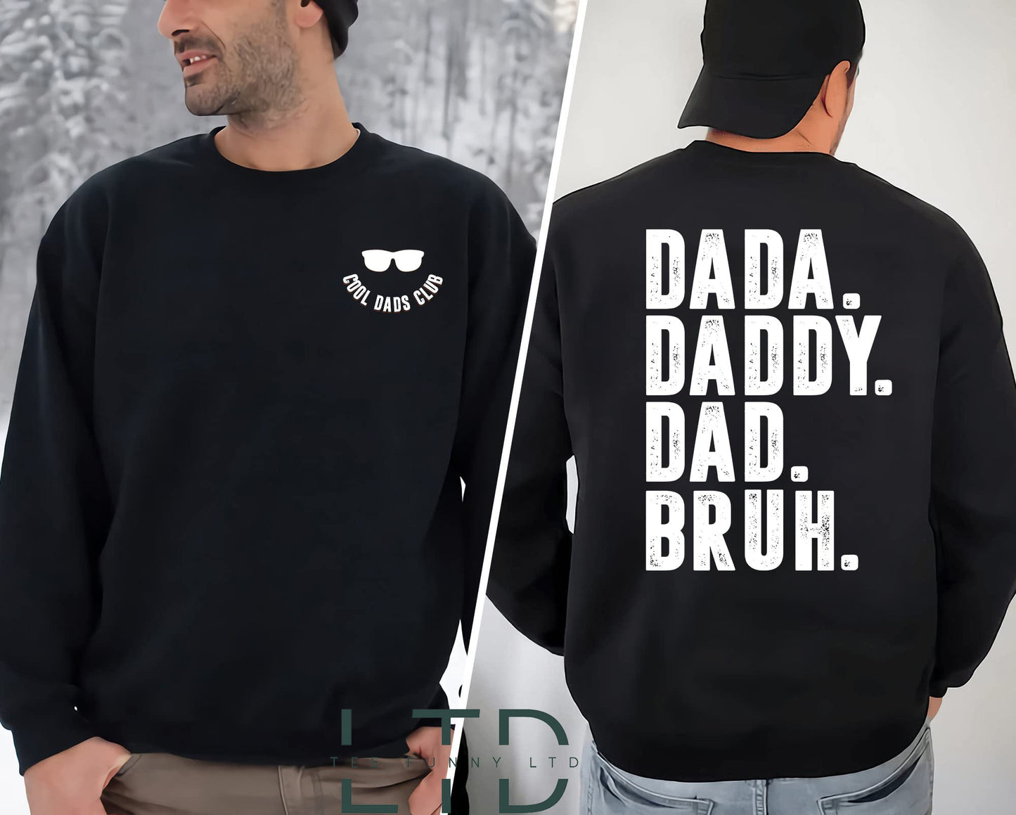Dada Daddy Dad Bruh Shirt, Dada T-Shirt, Gift For Dad, Cool Dads Club Sweatshirt, Dad Shirt, Dada Daddy Dad Bruh Shirt, Funny Bruh Shirt