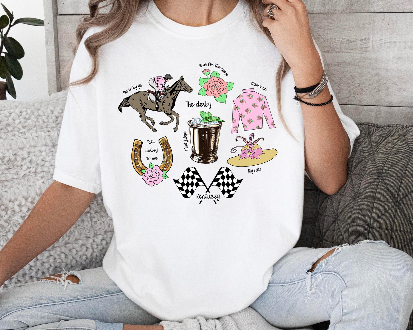 Derby Vibes Shirt, Go Baby Go Shirt, Kentucky Derby Shirt, Talk Derby To Me, 2024 Derby Shirt, Derby Hot, Derby Vibes Tee, Derby Time Tee