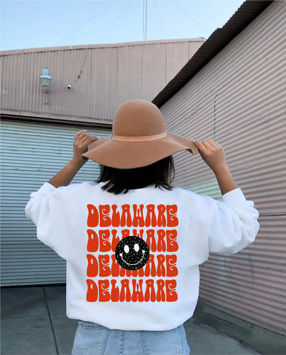 Delaware Game Day Themed Sweatshirt, shirt, Delaware Student Gift, UDel Tailgate Apparel, Custom Game Day Shirt, Delaware Sweatshirt, shirt