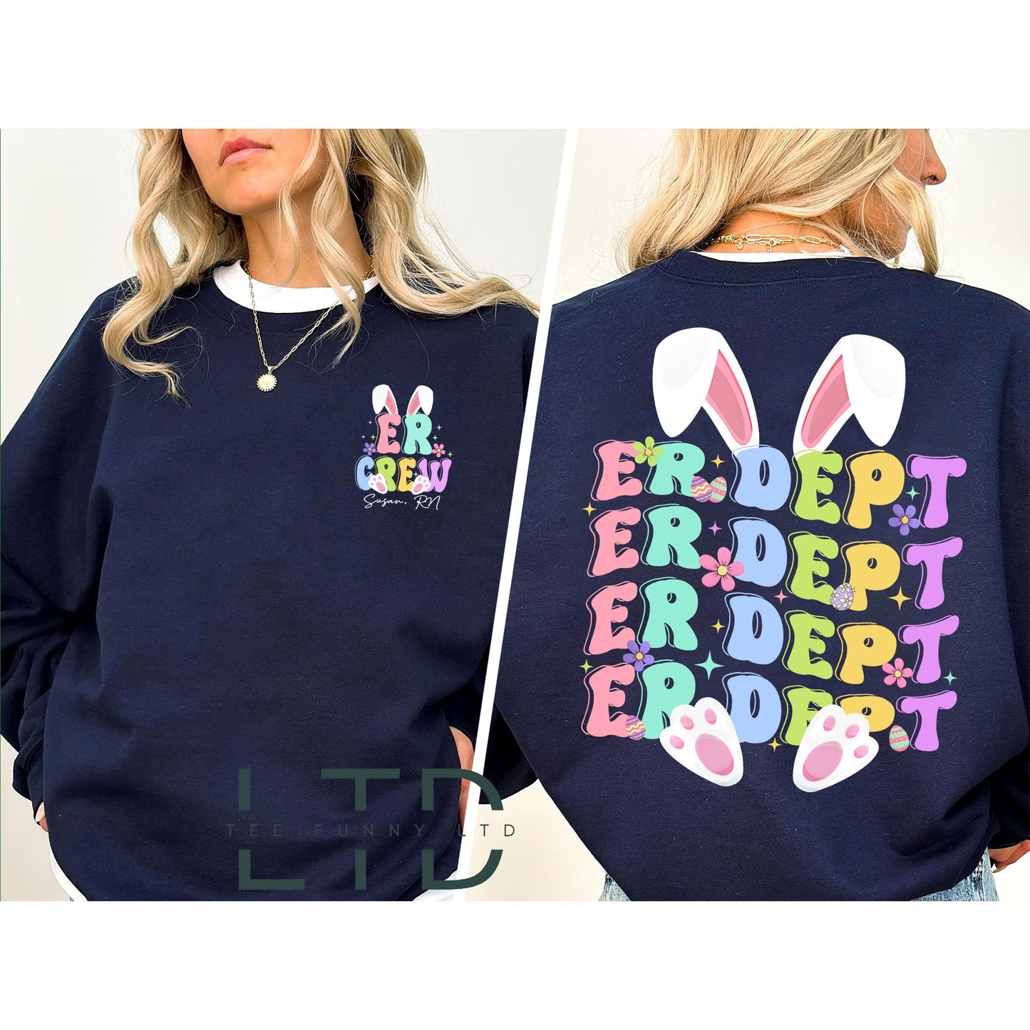 Easter Emergency Department Shirt, ER Nurse Easter Shirt, Emergency Room Nurse Shirt, Er Dept Easter Nurse Shirt, Easter Gift For Nurse