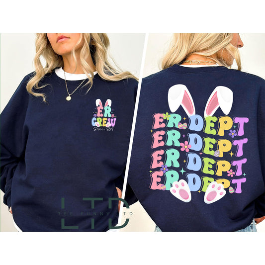 Easter Emergency Department Shirt, ER Nurse Easter Shirt, Emergency Room Nurse Shirt, Er Dept Easter Nurse Shirt, Easter Gift For Nurse