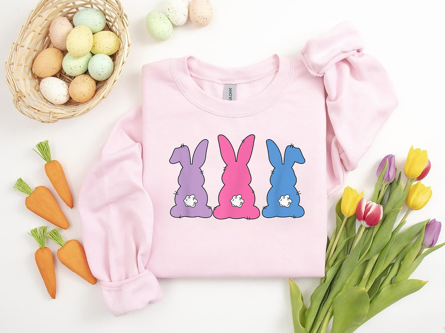 Easter Bunny Peeps Sweatshirt, Easter Shirt, easter Shirt, Cute Easter Gift, Kids Easter Shirt, Peeps Shirt, Easter Family Tee sweatshirt