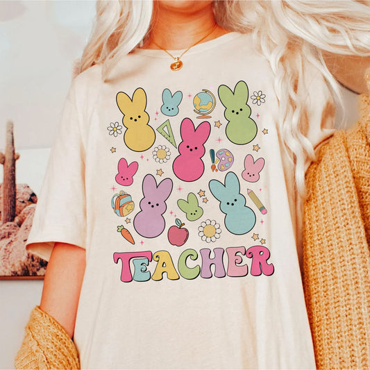 Easter Teacher Sweatshirt, Easter Teacher Shirt, Gift For Teacher, Teacher Easter Day Shirt, Teacher Easter Day Gift
