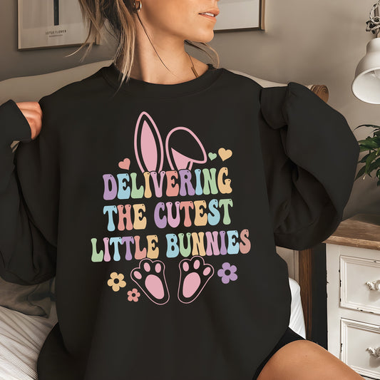Easter Nurse Sweatshirt, Easter Labor and Delivery Nurse Shirts, Labor and Delivery Nurse Gift, L and D Nurse Shirt, Mother Baby Nurse