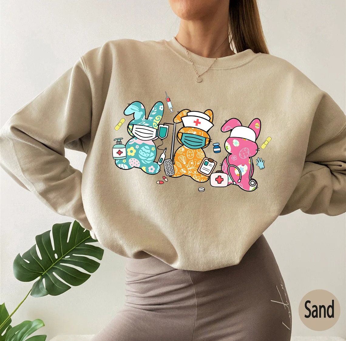 Easter Bunny Sweatshirt, Doctor Easter Hoodie, Chillin With My Peeps Gift, Easter Shirt, Cute Easter Shirt, Nurse Crew, Doctor Crew Shirt