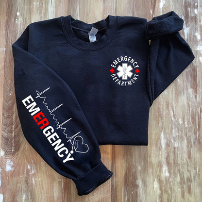 Emergency Department Sweatshirt Emergency Nurse Emergency Medicine Emergency Room Nurse Emergency Sweater Emergency Shirt Emergency ER gift
