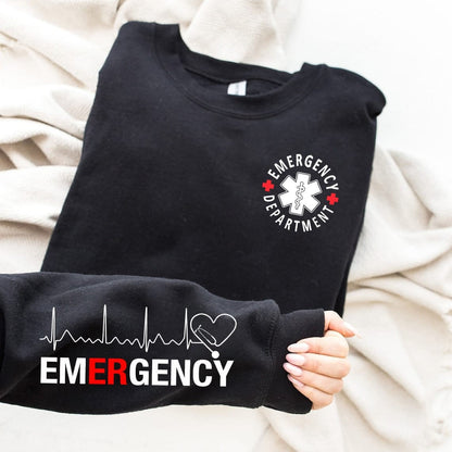 Emergency Department Sweatshirt Emergency Nurse Emergency Medicine Emergency Room Nurse Emergency Sweater Emergency Shirt Emergency ER gift