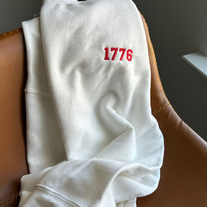 Embroidered 1776 Crewneck Sweatshirt