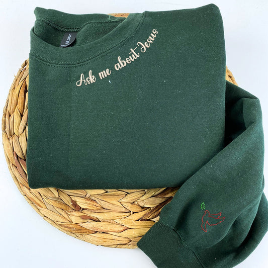 Embroidered Aunt Life Sweatshirt or Hoodie with Children Names on Sleeve