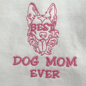 Embroidered Best German Shepherd Dog Mom Ever Shirt