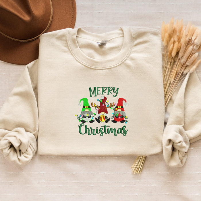 Embroidered Christmas Corgi Dog Sweatshirt, Corgi Santa Crewneck or Hoodie