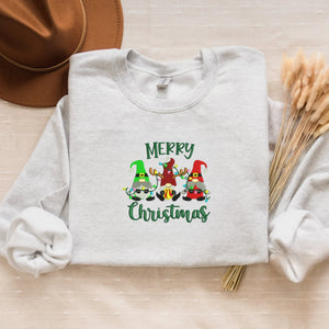 Embroidered Christmas Corgi Dog Sweatshirt, Corgi Santa Crewneck or Hoodie