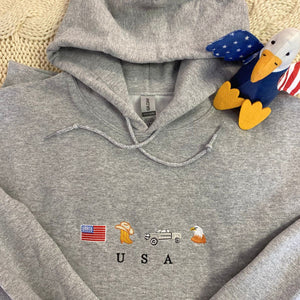 Embroidered Country Hoodie