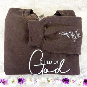 Embroidered God Is Good Sweatshirt or Hoodies