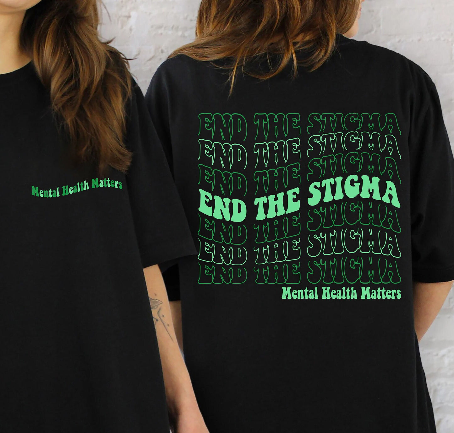 End The Stigma Tee Shirt, Mental Health Matters Shirt, Mental Health Hoodie, Mental Health Awareness T-shirt, Positive Shirt Gift
