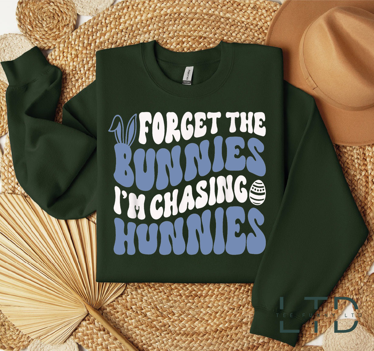 Forget the Bunnies I'm Chasing Hunnies Shirt,Easter Kids Shirt, Funny Easter Gift Shirt, Easter Bunny Shirt, Easter Boy Shirt