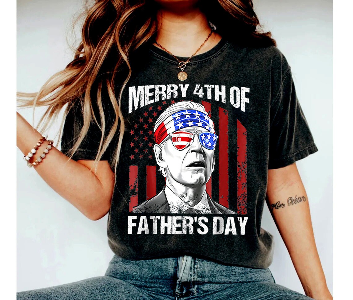 Funny Biden Fourth Of July Shirt, Funny 4th Of July Shirt, Biden farther's day Shirt, Anti Biden Tee, Republican Gift Shirt, america shirt