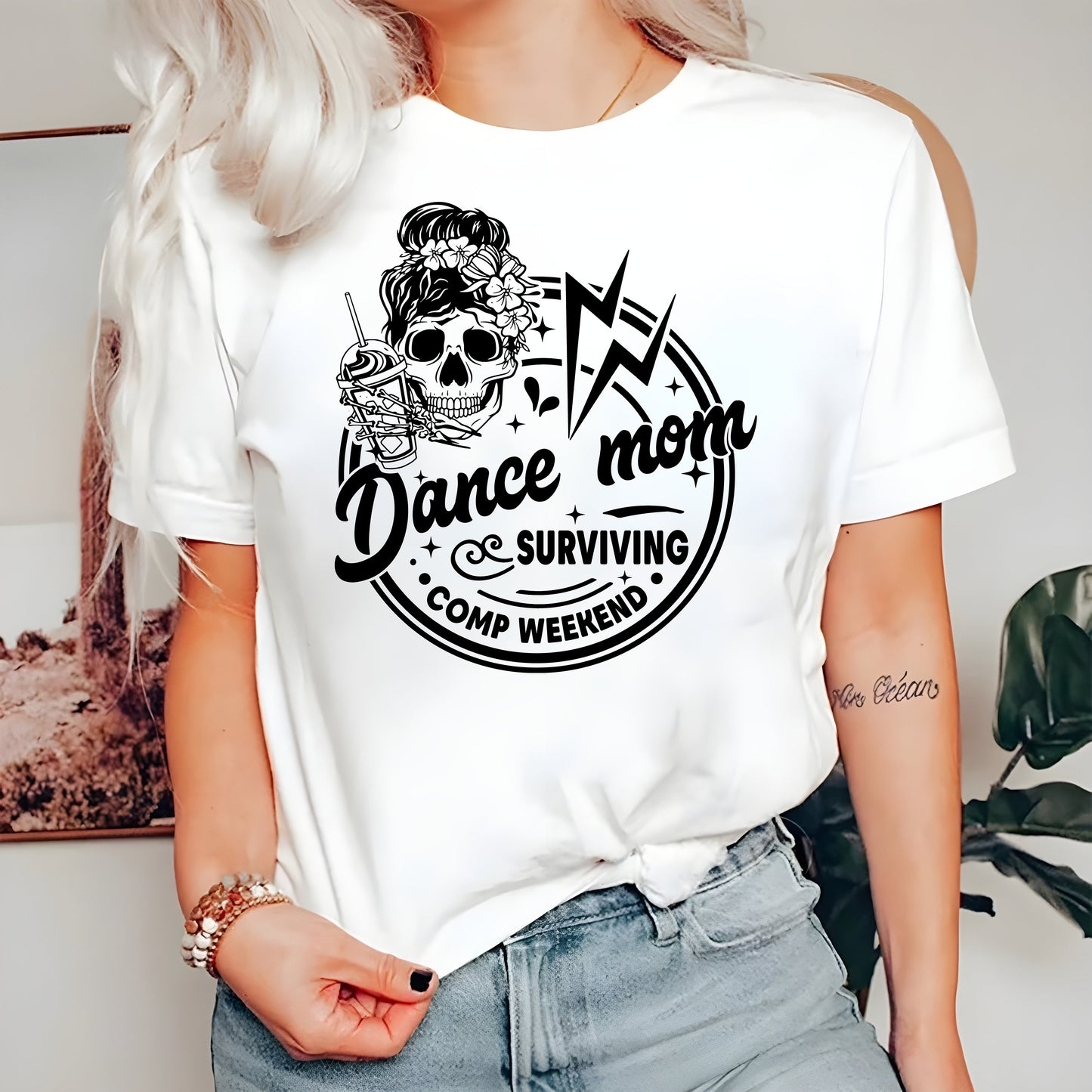 Funny Dance Mom Shirt Weekends Coffee and Dance Comps Skeleton Coffee Dance T-Shirt Dance Competition Mom Sweatshirt Dance Teacher Gift
