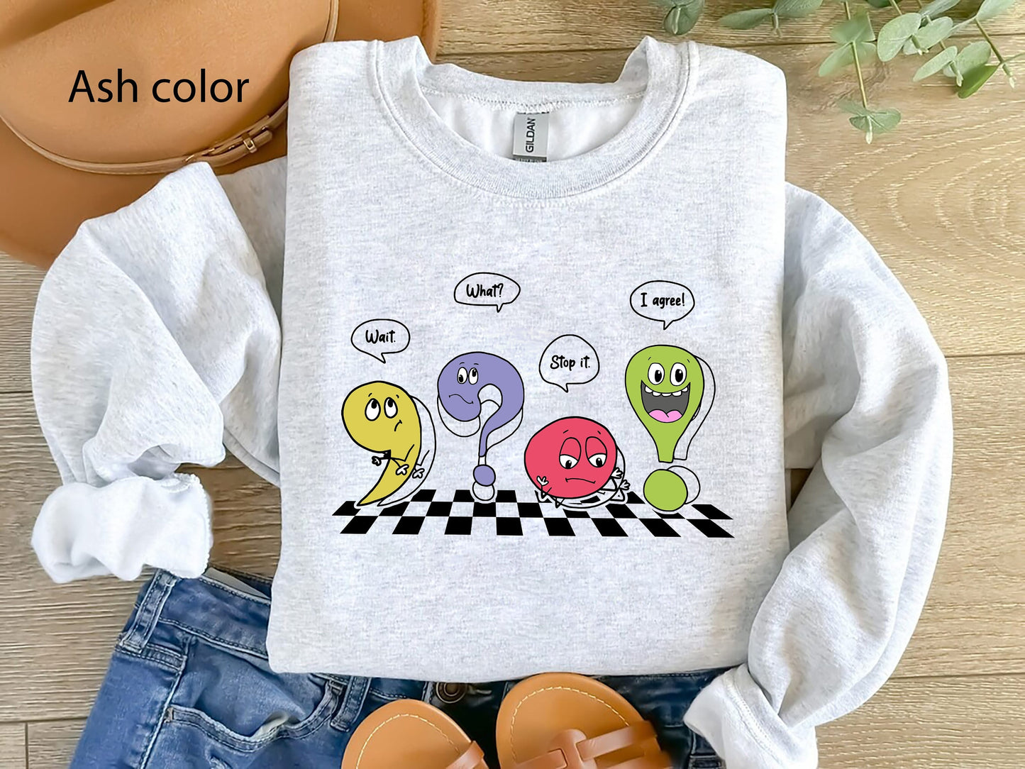 Funny Grammar Teacher Shirt, Punctuation English Teacher Gift, Wait What Stop It I Agree Shirt, Synonym Rolls Shirt, Teacher Day Shirt gift