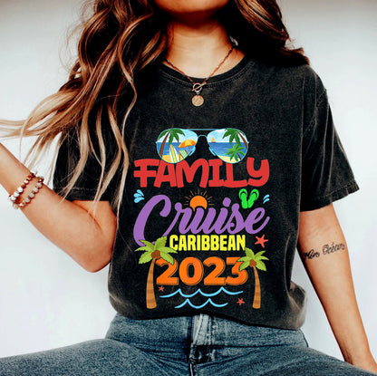 Family Vacation T-shirt, Cruise Squad, Carıbbean Vacation Shirt, Family Cruise Tee, Family Matching Vacation Shirts, Matching Family Outfits