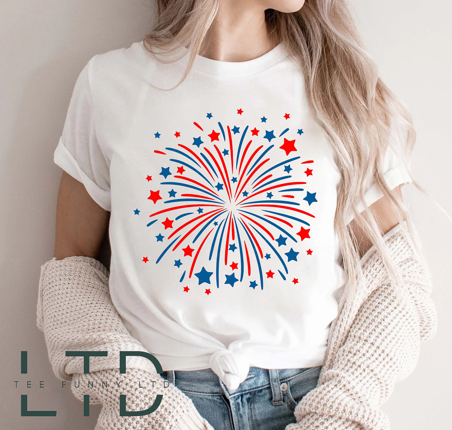 Fireworks Shirt, Patriotic Shirt, 4th of July Shirt, American Flag Shirt, Fourth of July, USA Flag Shirt, Family Shirt, Stars and Stripes