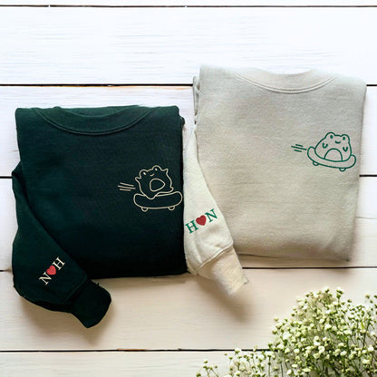 Embroidered Wild Flowers Bible Verse Sweatshirt or Hoodie