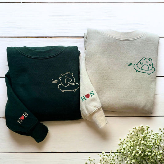 Embroidered Wild Flowers Bible Verse Sweatshirt or Hoodie