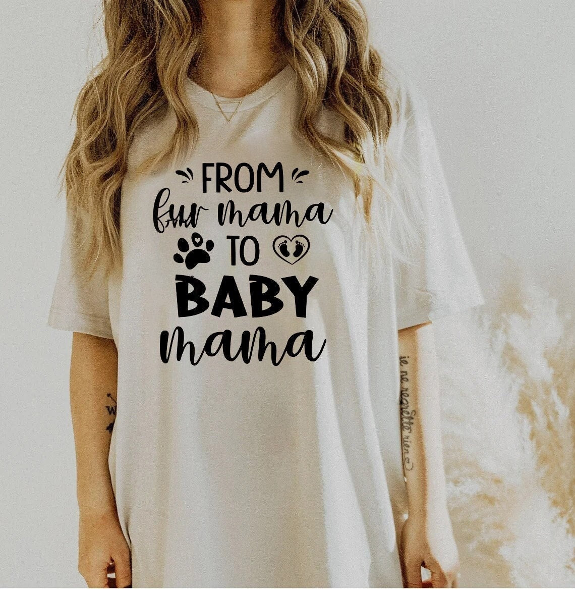 From Fur Mama To Baby Mama Maternity Shirt, From Fur Daddy To Baby Daddy Pregnancy Announcement Shirt, Pregnancy Shirts, mothers day gift