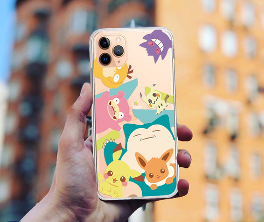Funny Gifts Clear Cell Phone Case Japan Anime case Phone