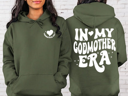 Godmother hoodies, In My Godmother Era Shirt, Custom Godmama Shirt, Godmother Era Shirt, God mother gift, Gift for Godmother, For women