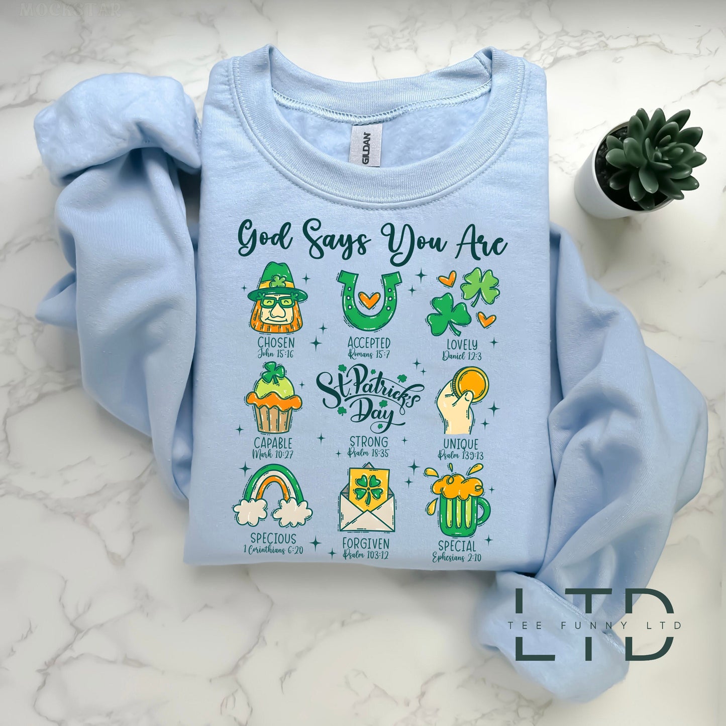 God Says You Are St Patrick's Day Shirt,Christian St Patrick's Day Shirt,Bible Verse St Patricks Day Shirt,Patrick's Green,Jesus St Patricks