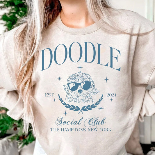 Goldendoodle Social Club Sweatshirt, Goldendoodle Hoodie, Golden Doodle mom, Doodle Dog, Golden doodle gift, Mother days shirt, Mom Gift