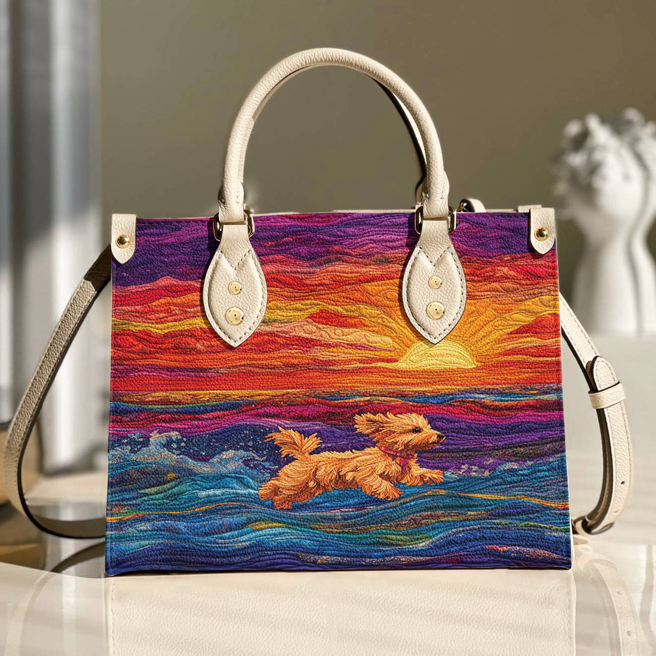 Yorkie Leather Bag Radiant Sunset