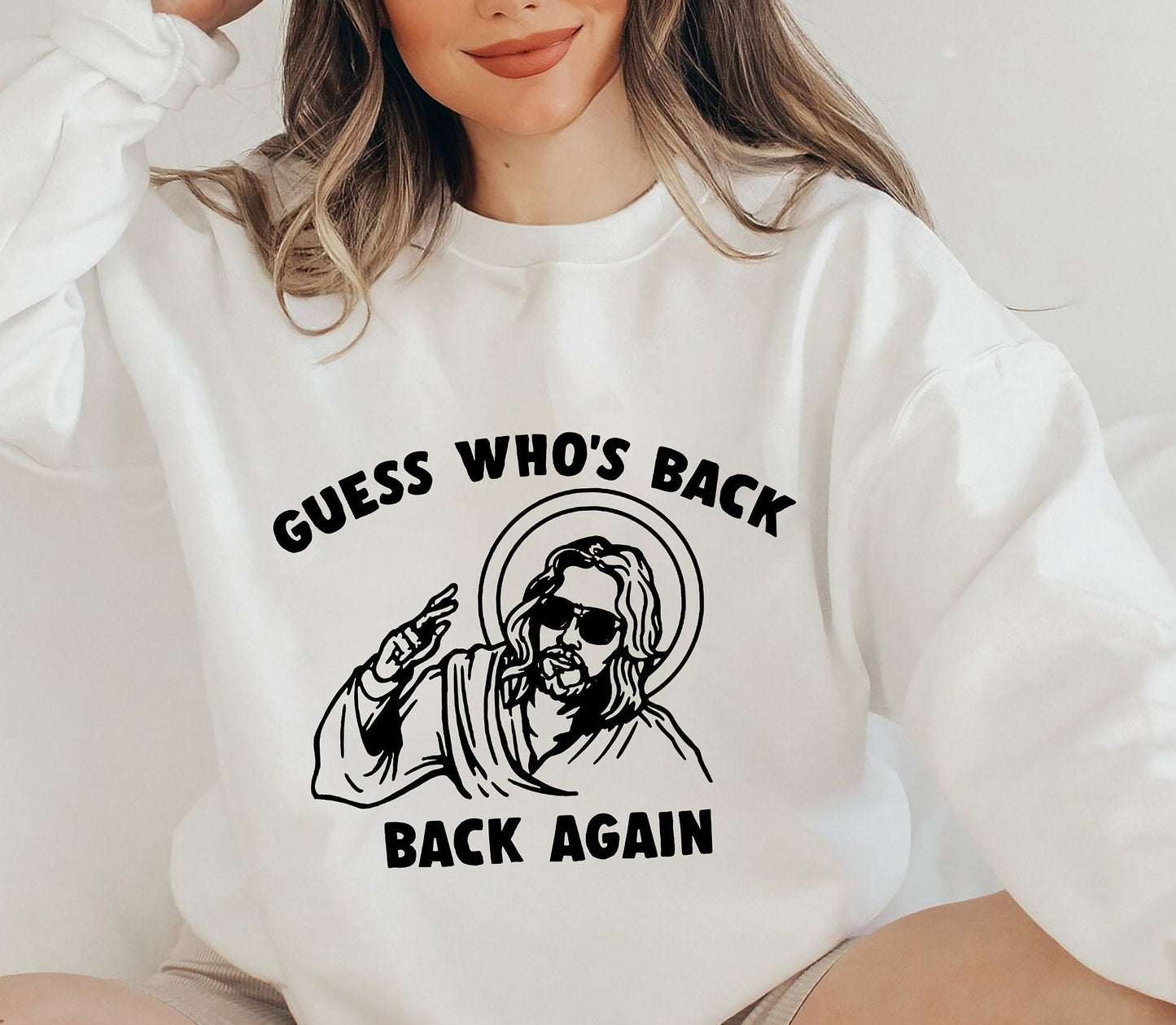 Guess Who's Back Again T-shirt, Funny Easter Jesus Shirt, Adults Women Men Ladies Kids Baby, Jesus Lover Shirt, Christian Catholic Faith
