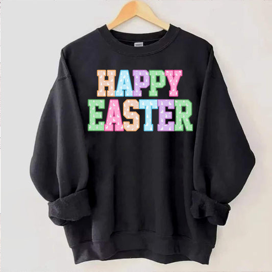 Happy Easter Sweathirt, Easter shirt, Easter Bunny Graphic Tee, Unisex Tee, T-shirt for Easter, Easter shirts for Women, Gift for Her