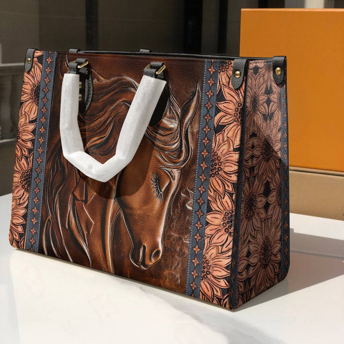 Leather Bag Just A Girl Who Loves Hores