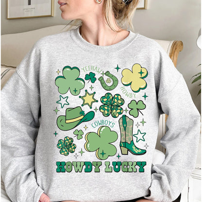 Not Lucky Simply Blessed Roman 47-8 Shirt, Bible Verses Sweatshirt, Patrick Doodles Sweatshirt, Leopard Saint Patrick Day Sweatshirt