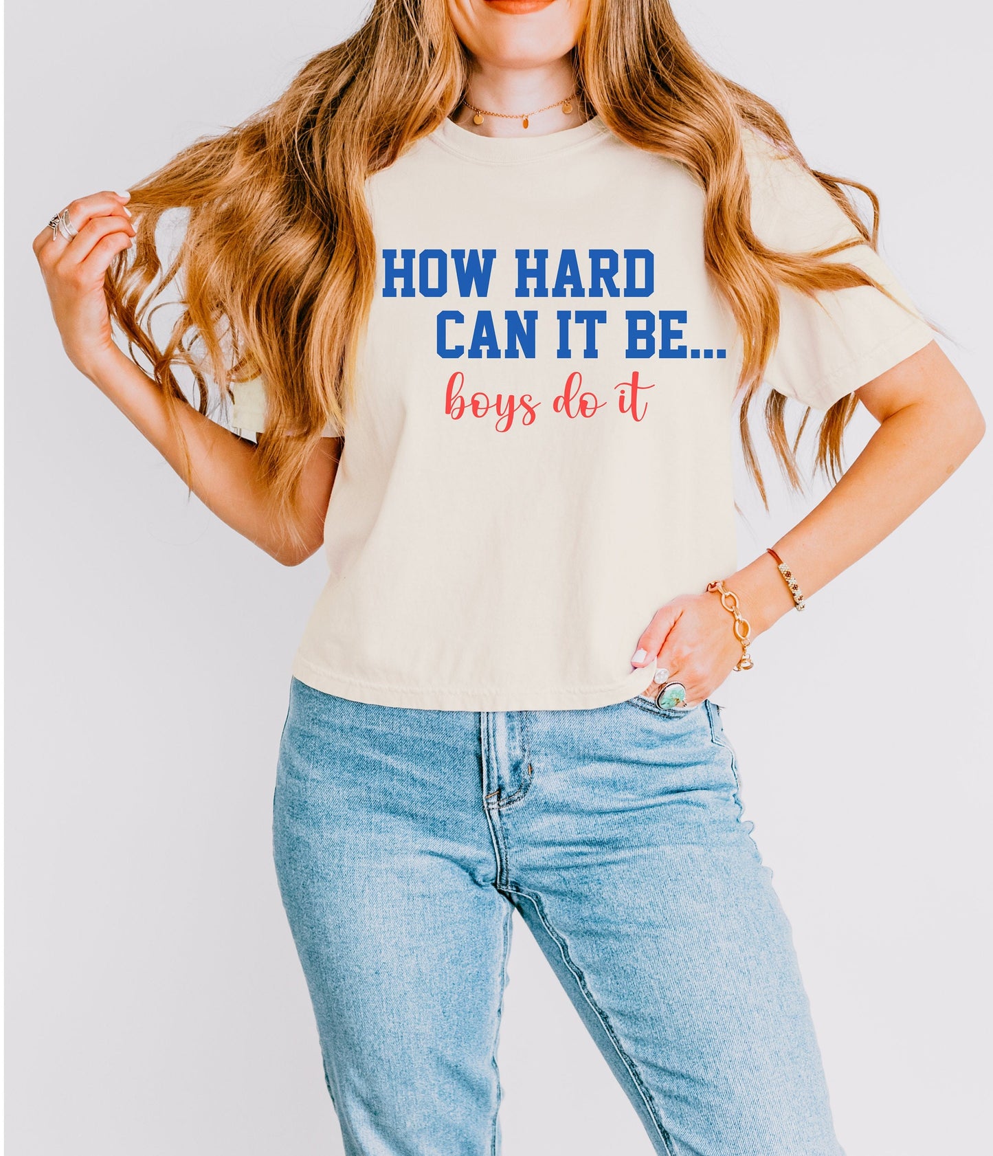 How Hard Can it Be Boys Do It tshirt, How Hard Can it Be shirt,Girl Power Shirt, Girl Power Tee, Boys Do It crewneck