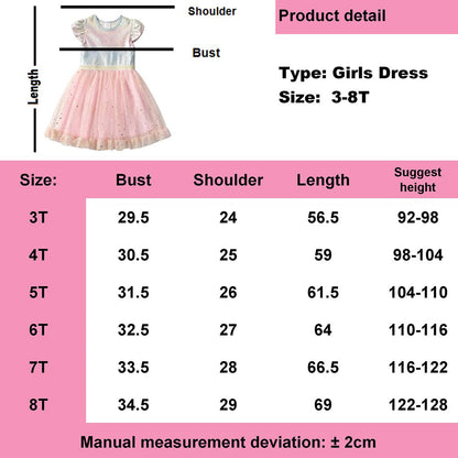 Princess Girls Dresses Sleeveless Summer Children Dress Elegant Toddler Kids Dress with Bow Girls Birthday Party Clothing