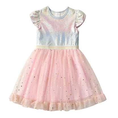 Princess Girls Dresses Sleeveless Summer Children Dress Elegant Toddler Kids Dress with Bow Girls Birthday Party Clothing