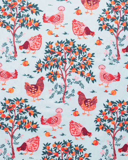 Short Pajamas Set - Soft Blue