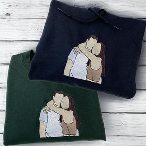 His & Hers Multi-pack Embroidered Crewneck Sweatshirts & Hoodies