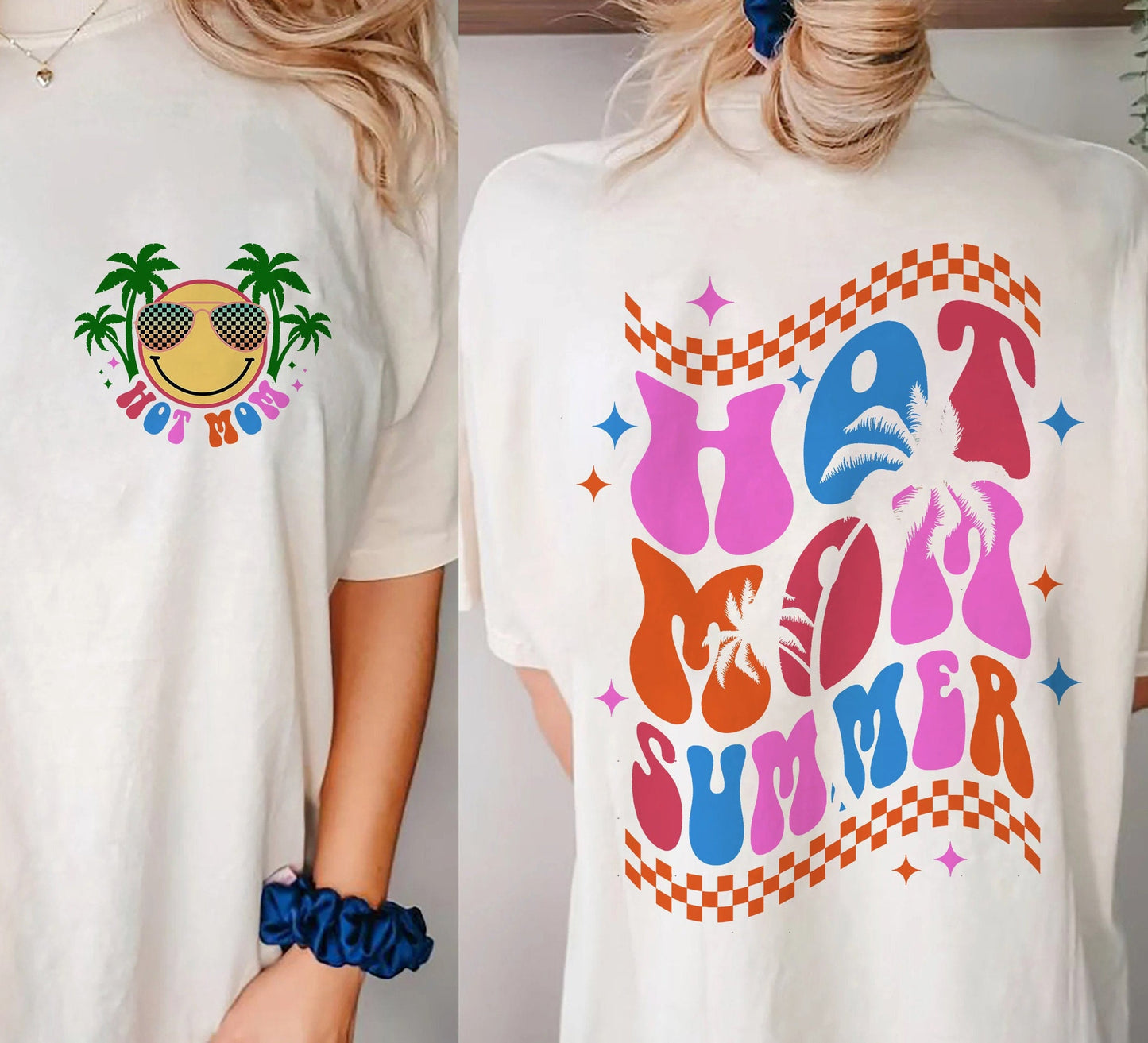 Hot Mom Summer Tee Shirt, Hot Mom Shirt, Mom Life T-shirt, Beach Vibes Tee, Vacay Vibes Shirt, Summer Shirt, Summer Vibes T-shirt
