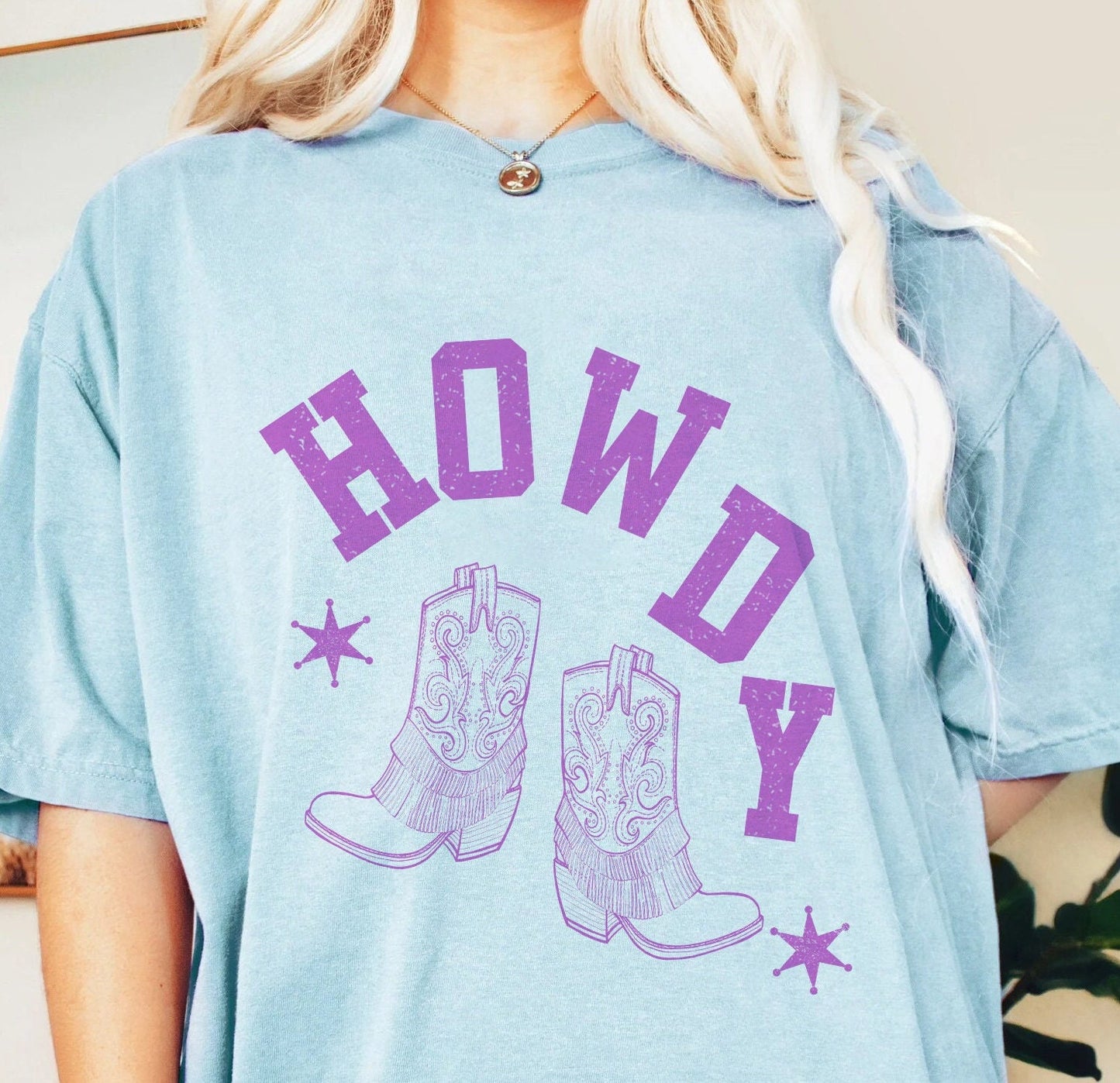 Howdy Shirt Cowgirl Graphic T-Shirt Women's Trendy Western Country Concert Tee Sorority VSCO T-Shirt