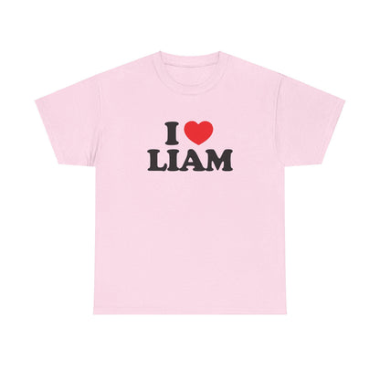 I love Liam Shirt, Unisex Heavy Cotton Tee, One Direction Fan Club, LP1, 1D Forever