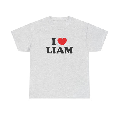 I love Liam Shirt, Unisex Heavy Cotton Tee, One Direction Fan Club, LP1, 1D Forever