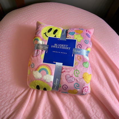 My Back Hurts [PINK] Jumbo Blanket Hoodie